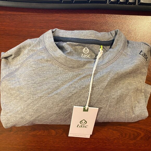 Tasc Carrollton Long Sleeve Fitness Shirt Heather Gray - Picture 4 of 4